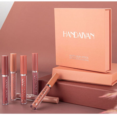 6 piece Handaiyan Waterproof Matte Liquid Lipstick Set