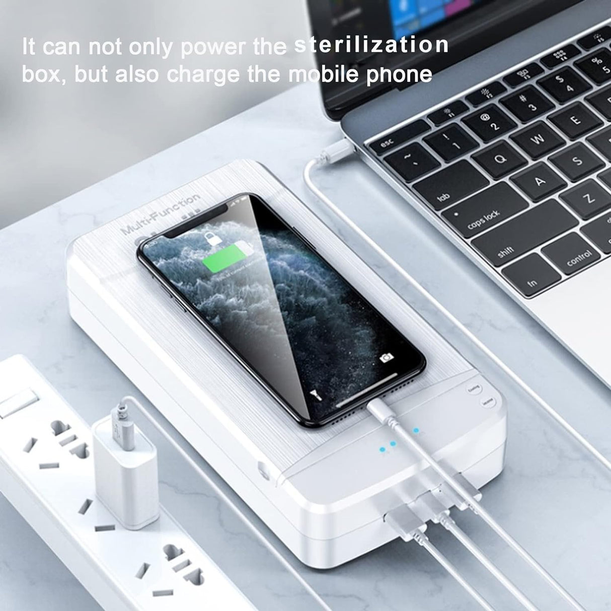 Nail Tool Sterilizer with Blue Light