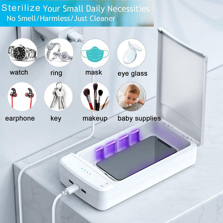 Nail Tool Sterilizer with Blue Light
