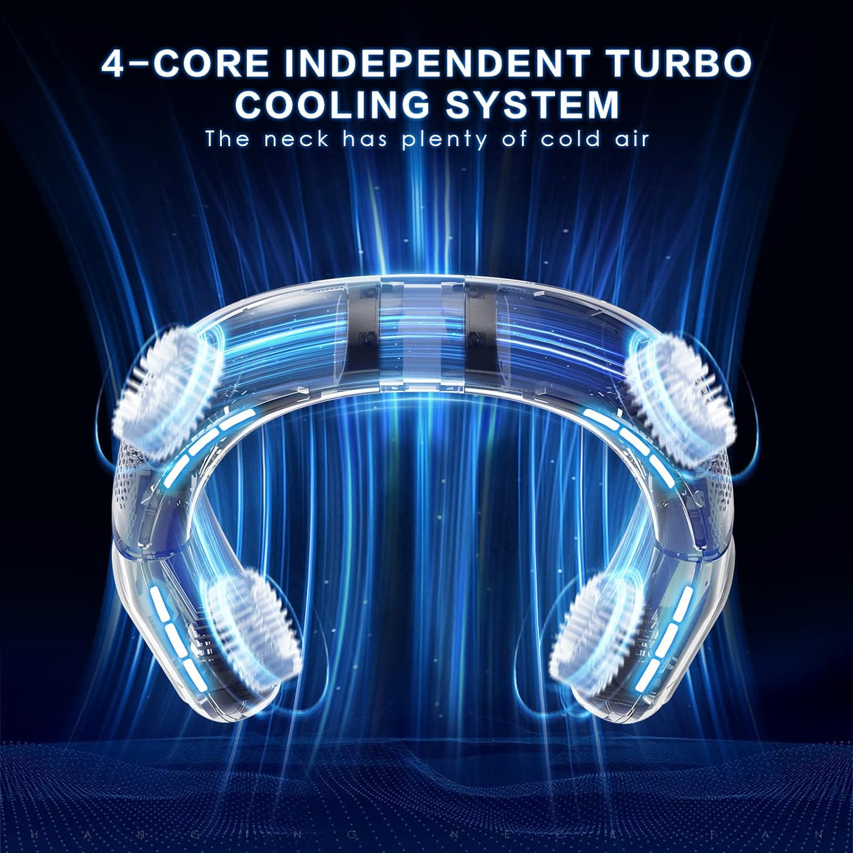 Bladeless Neck Fans, Wearable Personal Fan