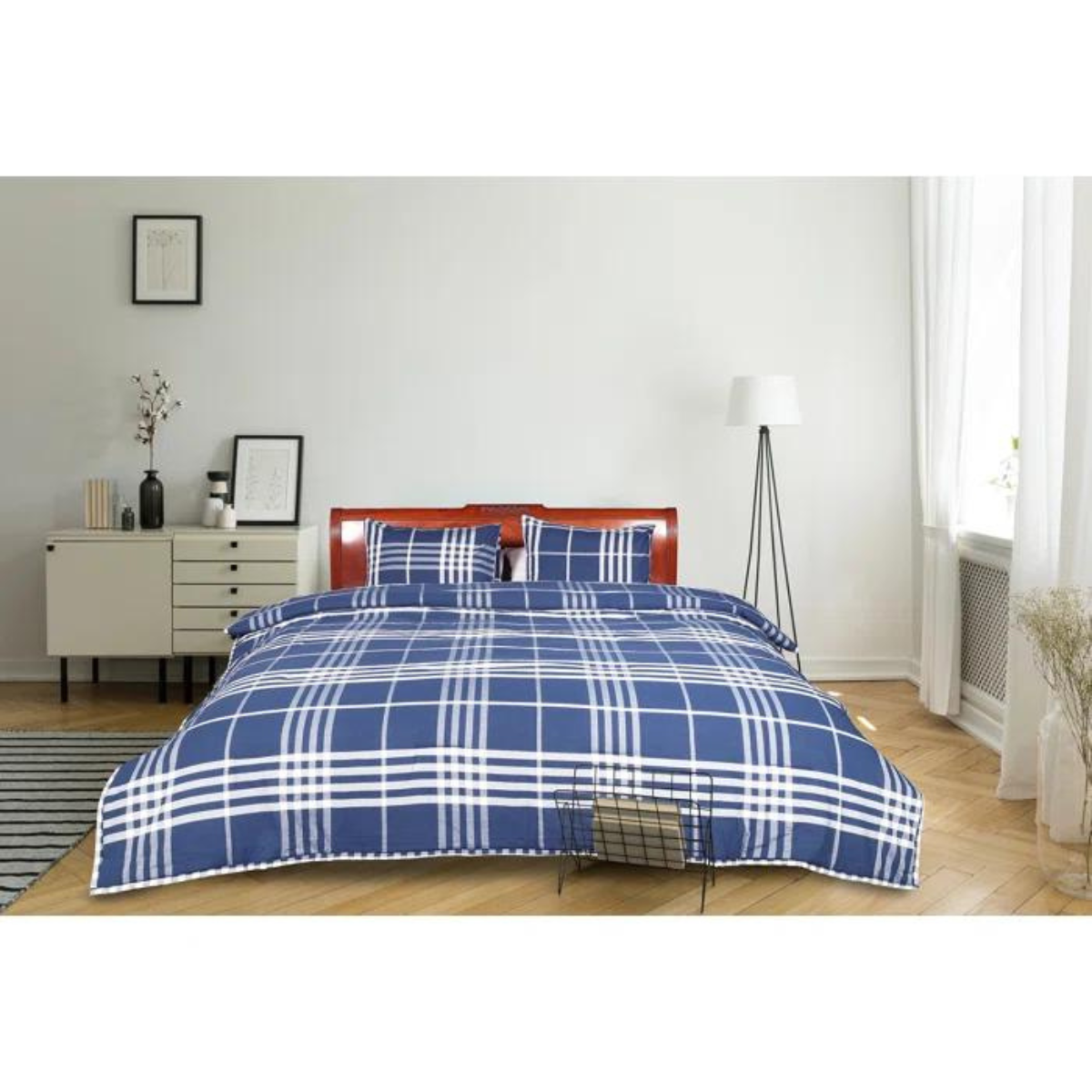 Kuldar Standard Cotton Reversible Comforter Set