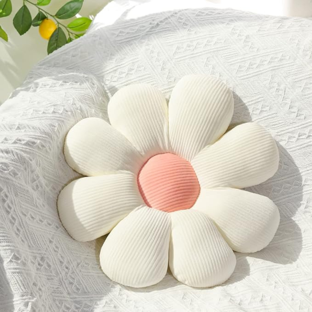 Daisy Shaped Soft Throw Pillows