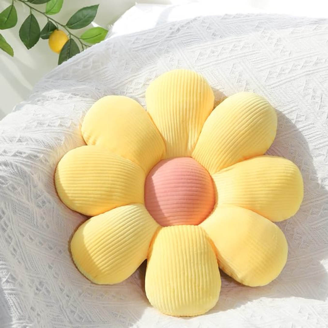 Daisy Shaped Soft Throw Pillows