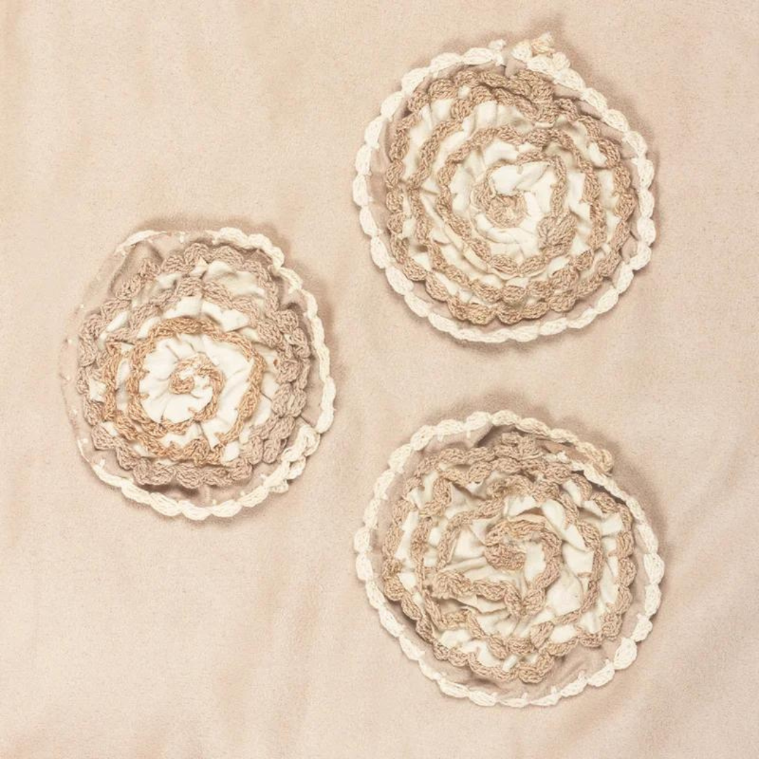 Floral Polyester Throw Pillow