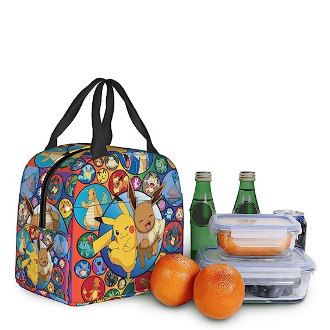 Pokemon Leakproof Reusable Insulated Lunch Tote Bag