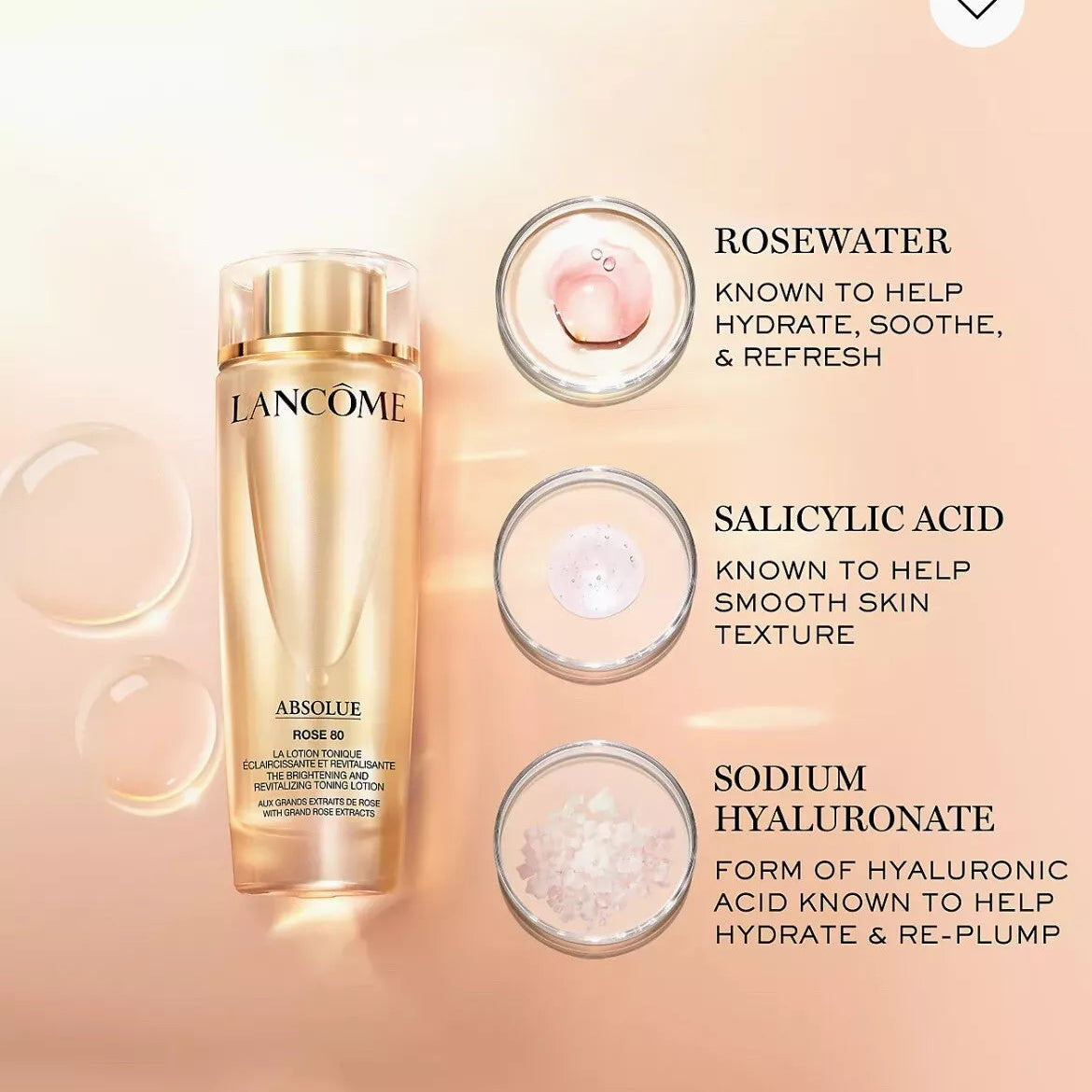 Absolue Rose 80 The Brightening and Revitalizing Toner with Salicylic Acid