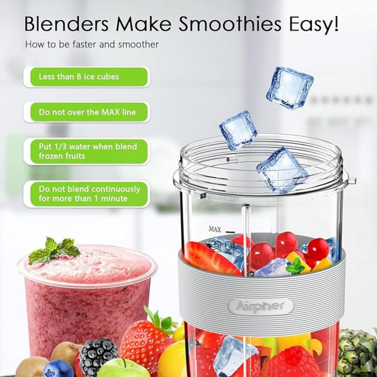 Airpher Personal Blender 19 in 1 Multifunctional Juicer