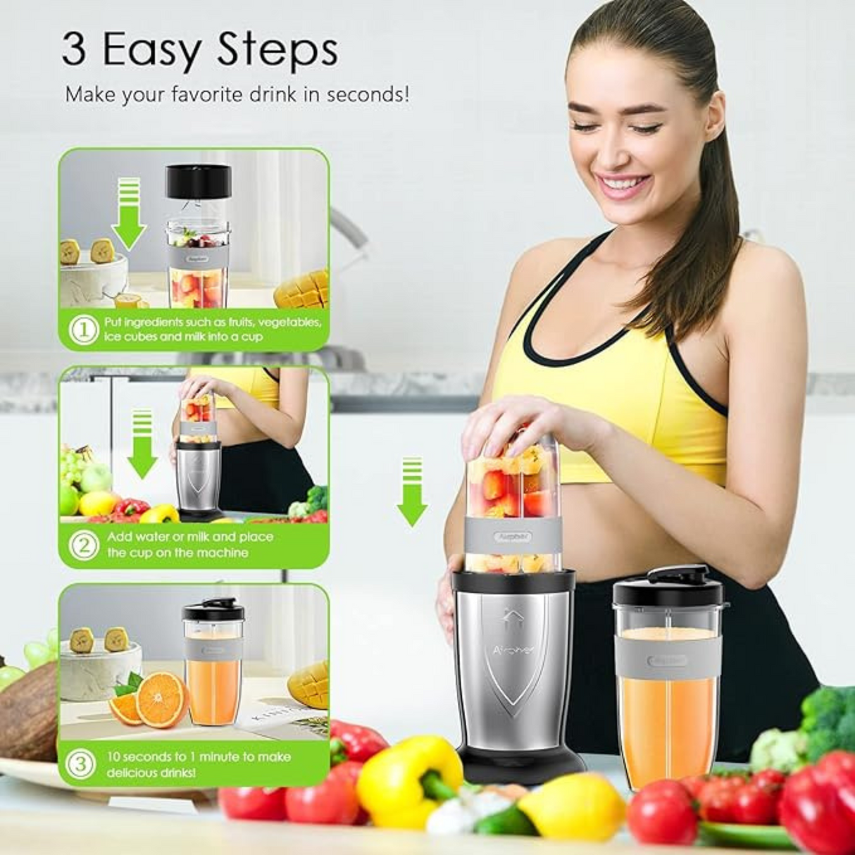Airpher Personal Blender 19 in 1 Multifunctional Juicer