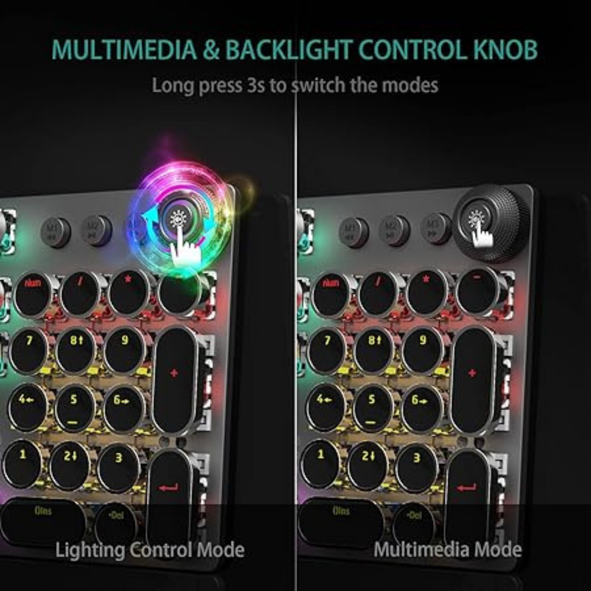 Aula F2088 Typewriter Style Mechanical Gaming Keyboard