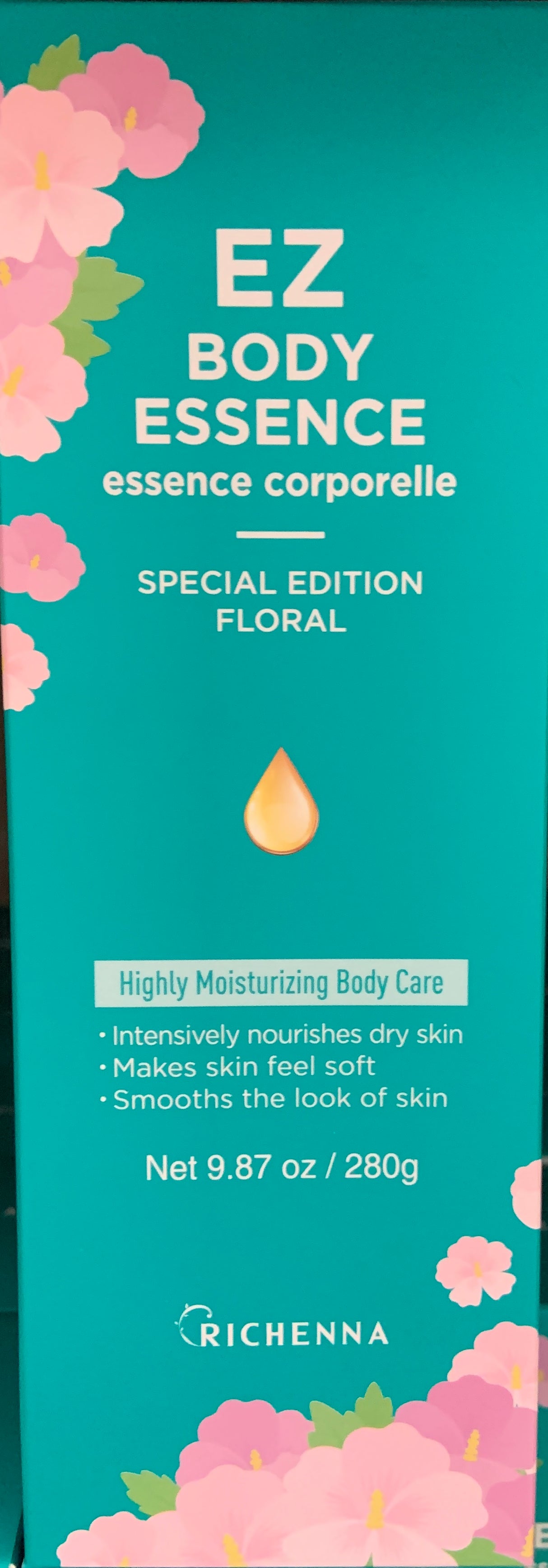 Richenna Ez Body Essence Special Edition Floral Moisturizing Body Cream