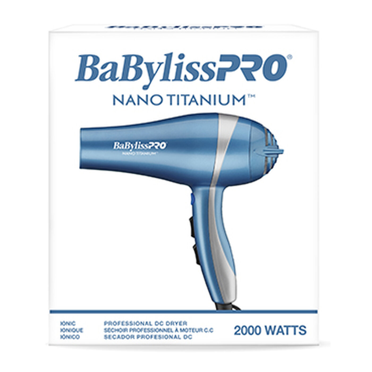 BabylissPRO Nano Titanium Dryer 2000 Watts