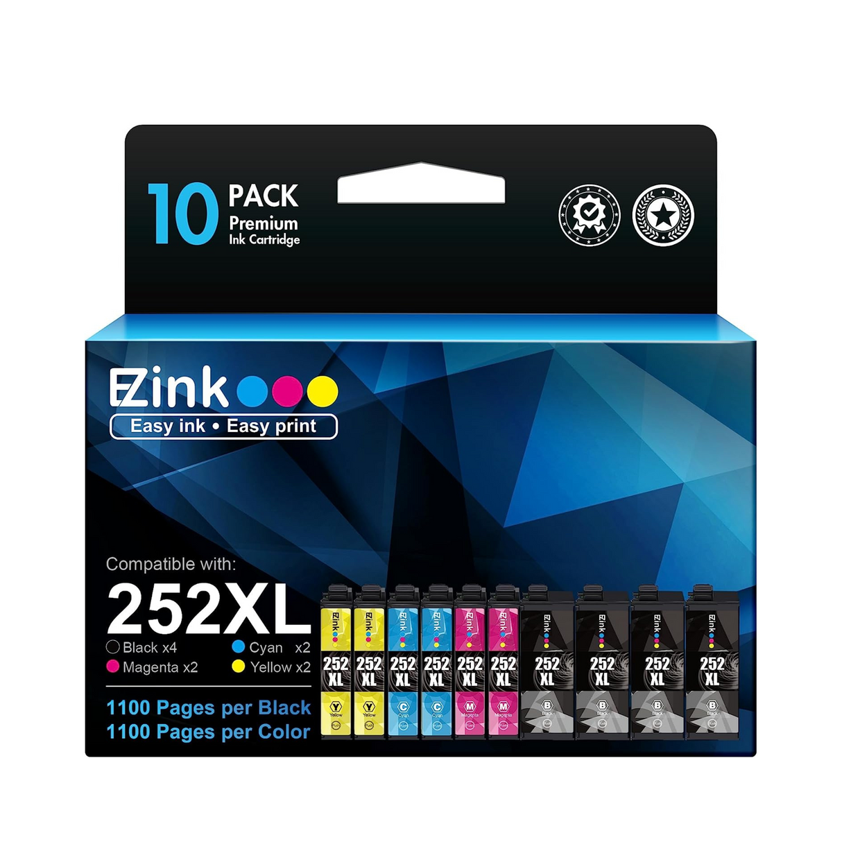 EZ Ink TM Remanufactured Ink Cartridges Replacement for Epson