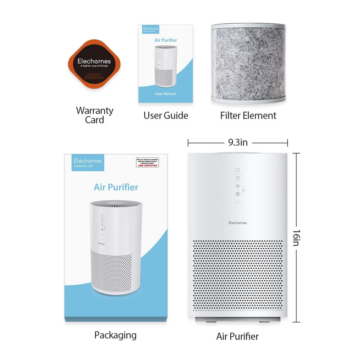 Elechomes EPI236 Air Purifier