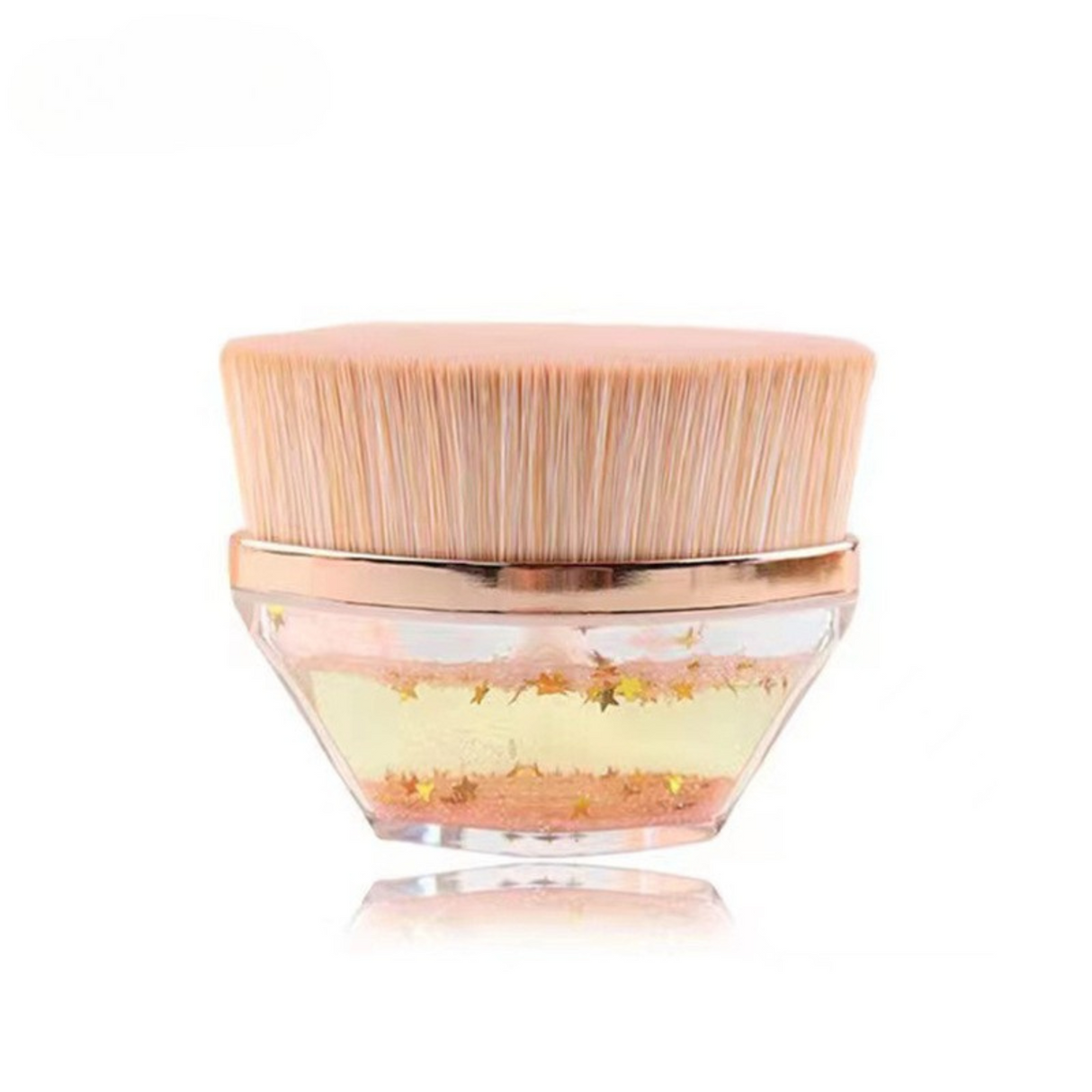 Flat Top Liquid Quicksand Handle Foundation Brush