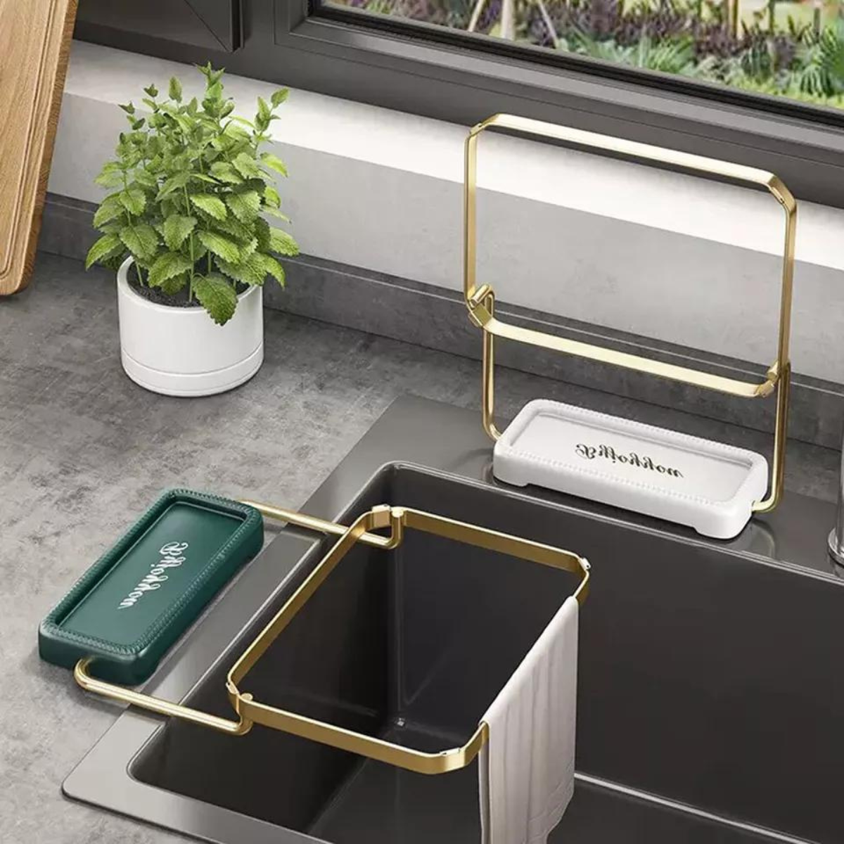 Foldable Kitchen Sink Filter Rack