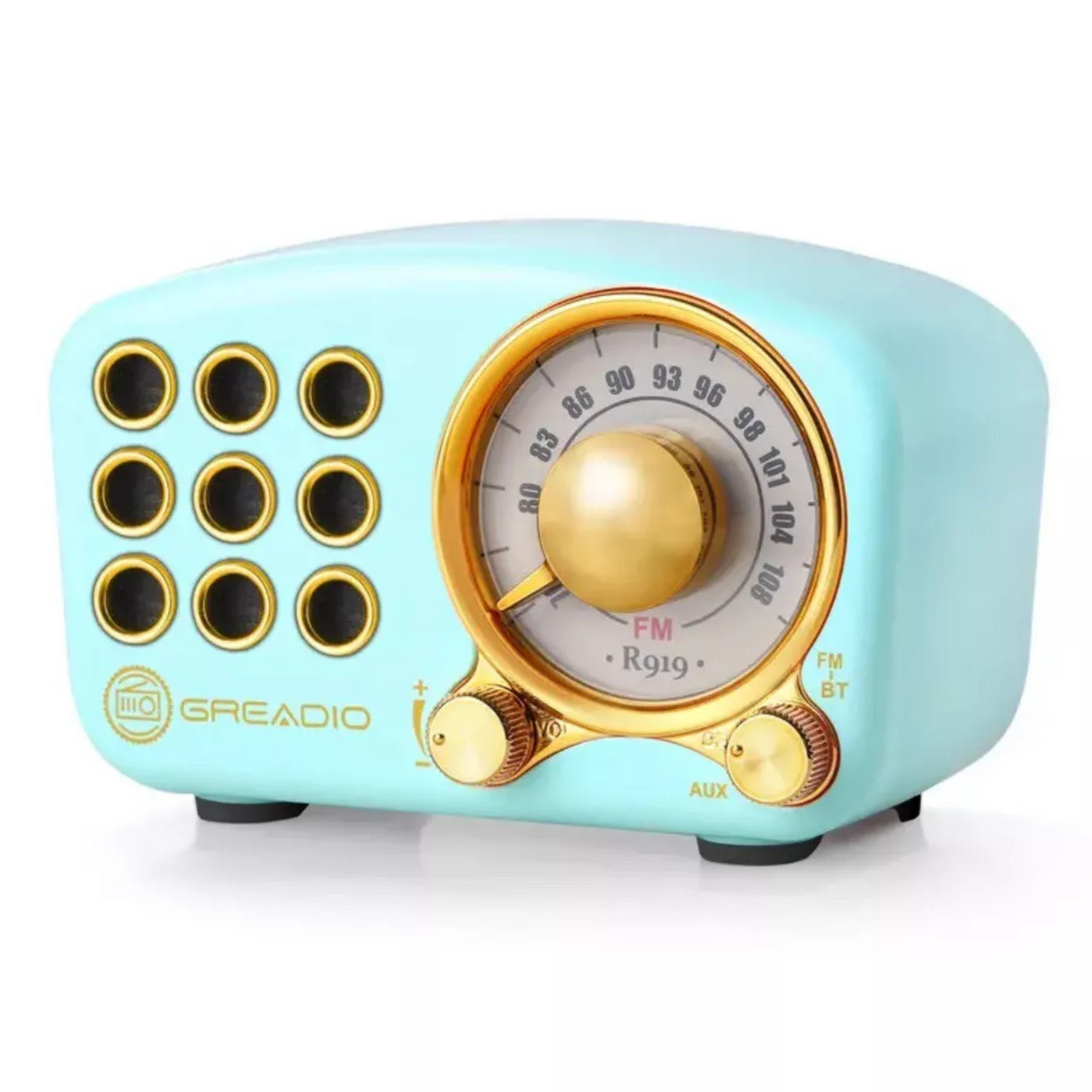 Greadio Vintage FM Radio with Old Fashioned Classic Style