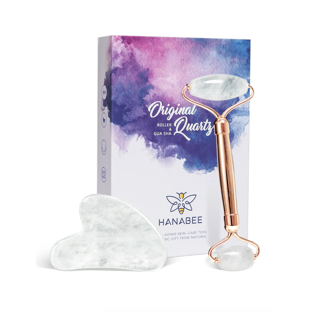Hanabee Gua Sha and Roller Set