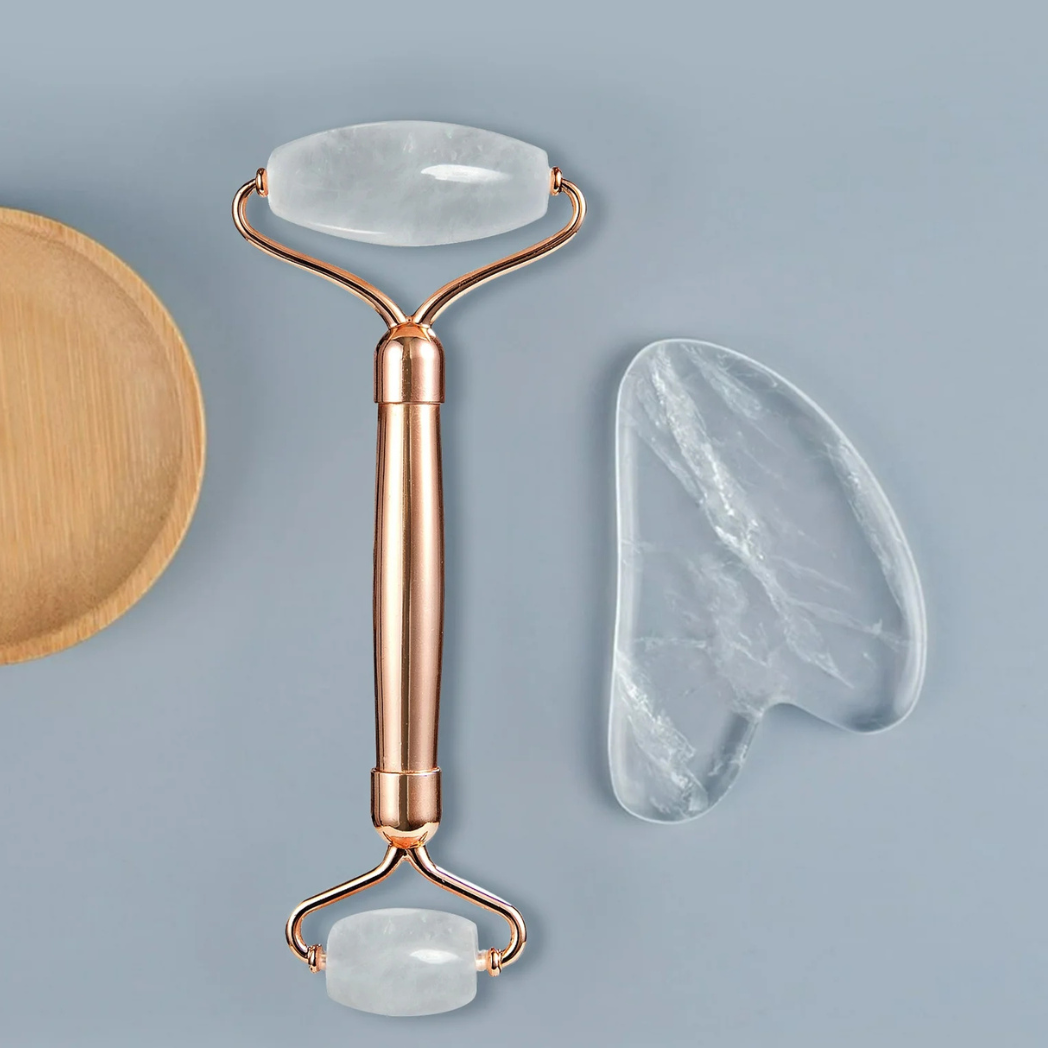 Hanabee Gua Sha and Roller Set