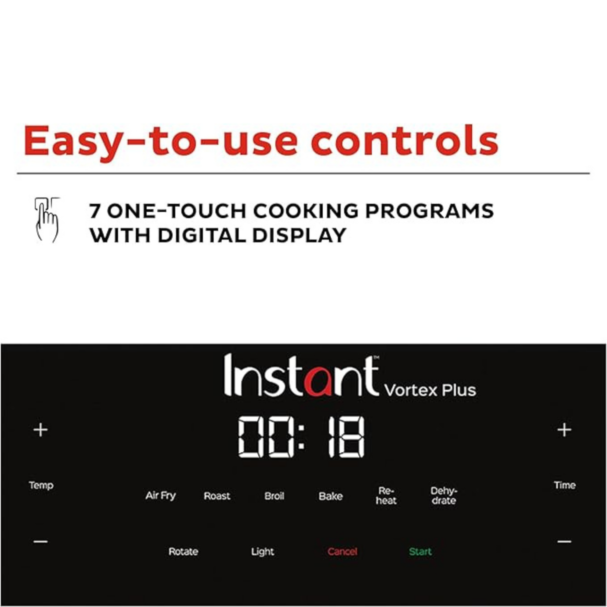 Instant Vortex Plus 7-in-1 Multi-Use Air Fryer Oven 10QT