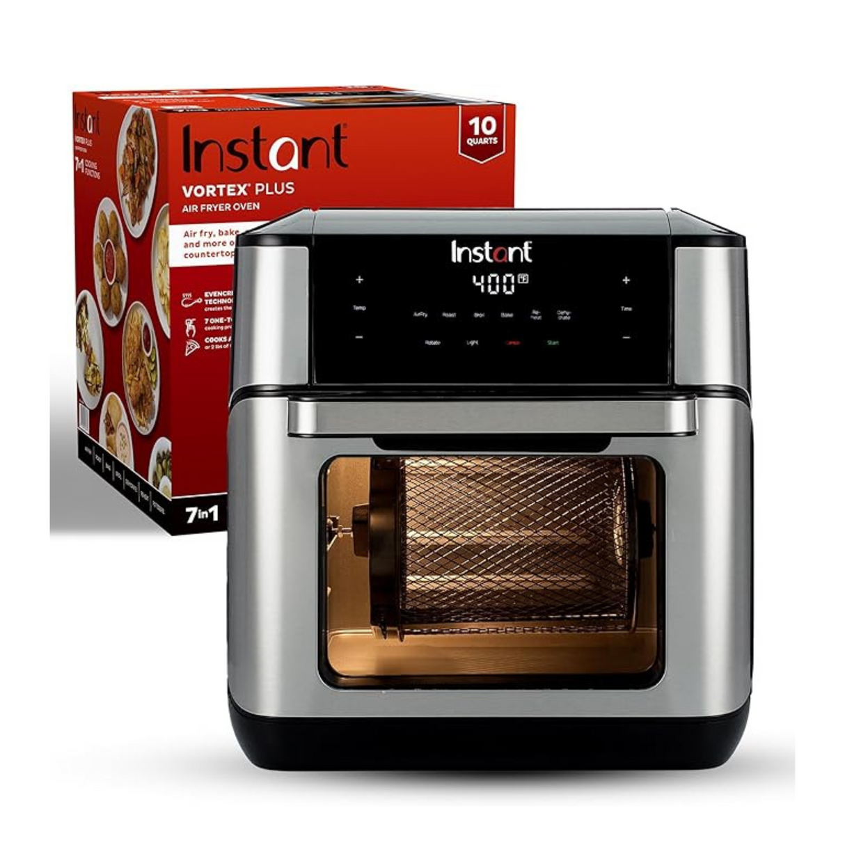 Instant Vortex Plus 7-in-1 Multi-Use Air Fryer Oven 10QT