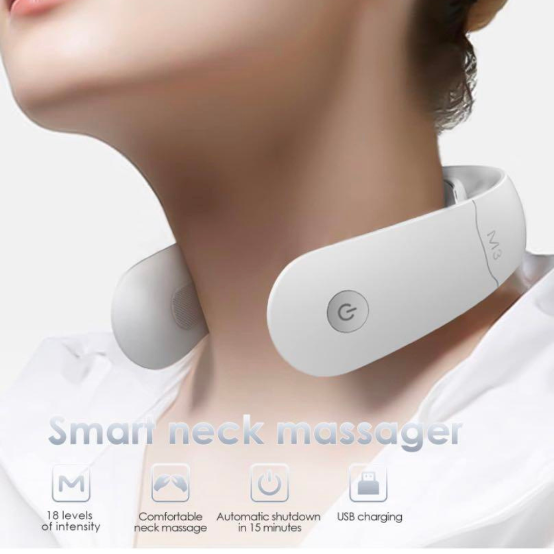 Intelligent Cervical Vertebra Massager With Pad (Neck Massager)