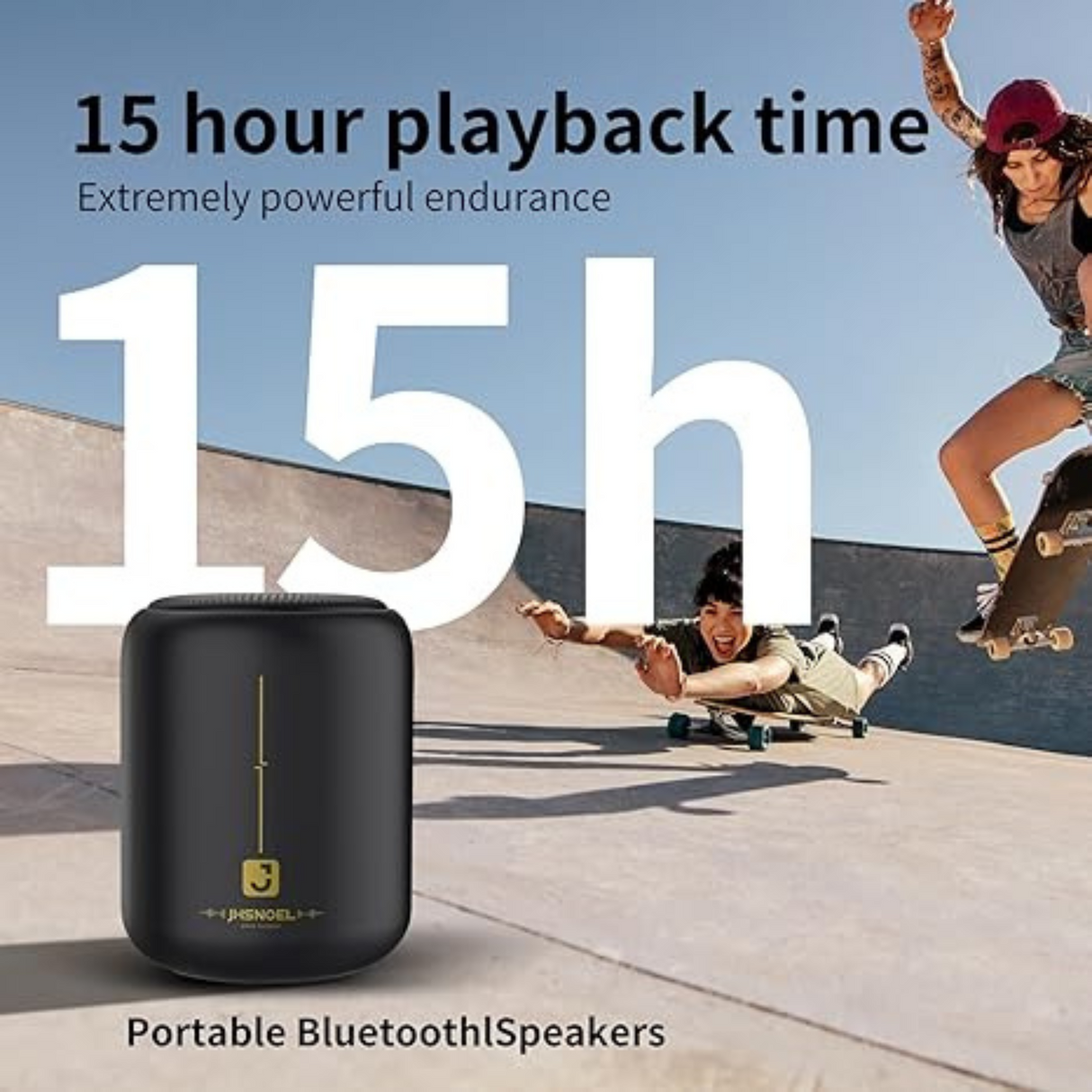 IPX7 Waterproof Wireless Bluetooth Speaker with HD Sound