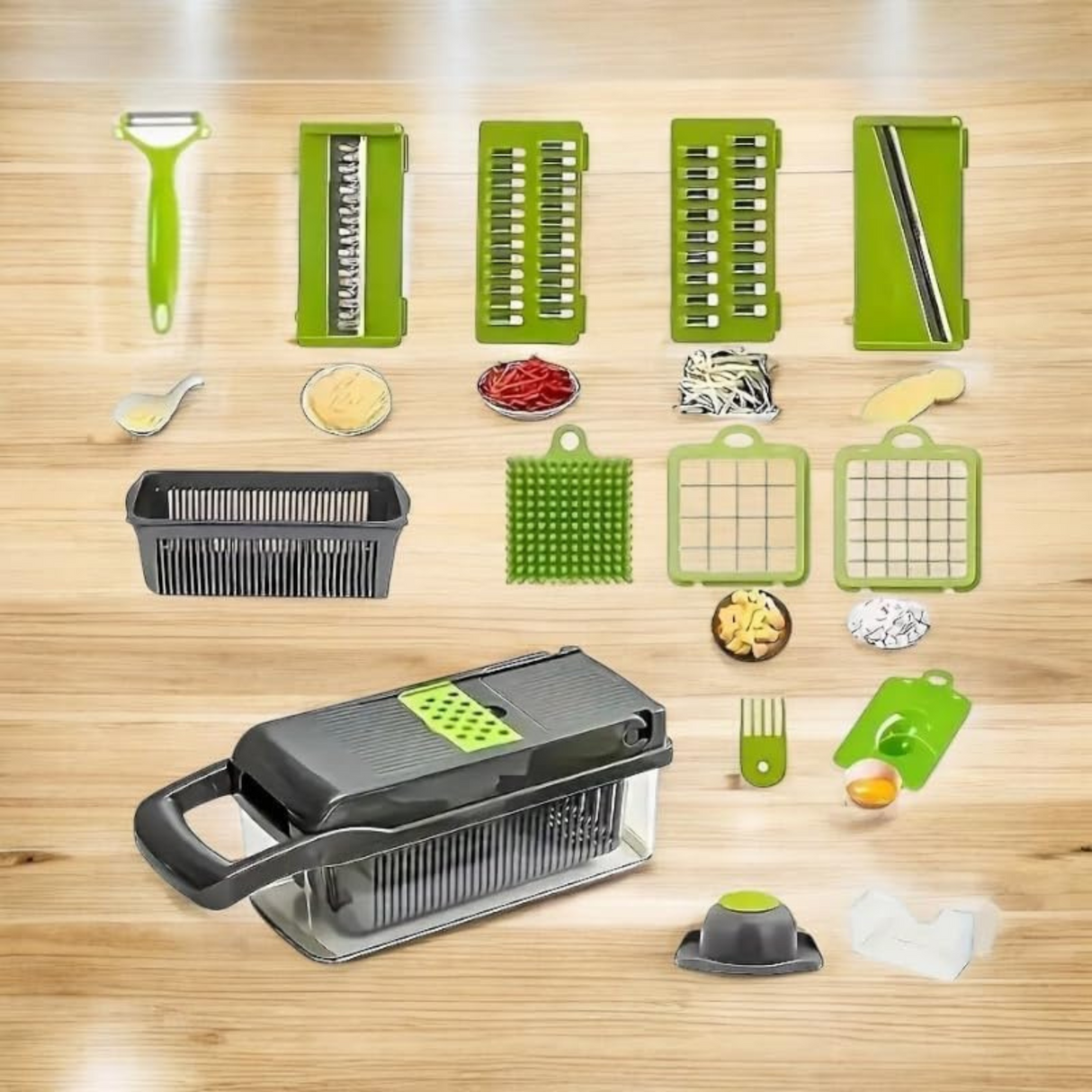 Kitchen Ideas 16 Pieces Veggie Slicer