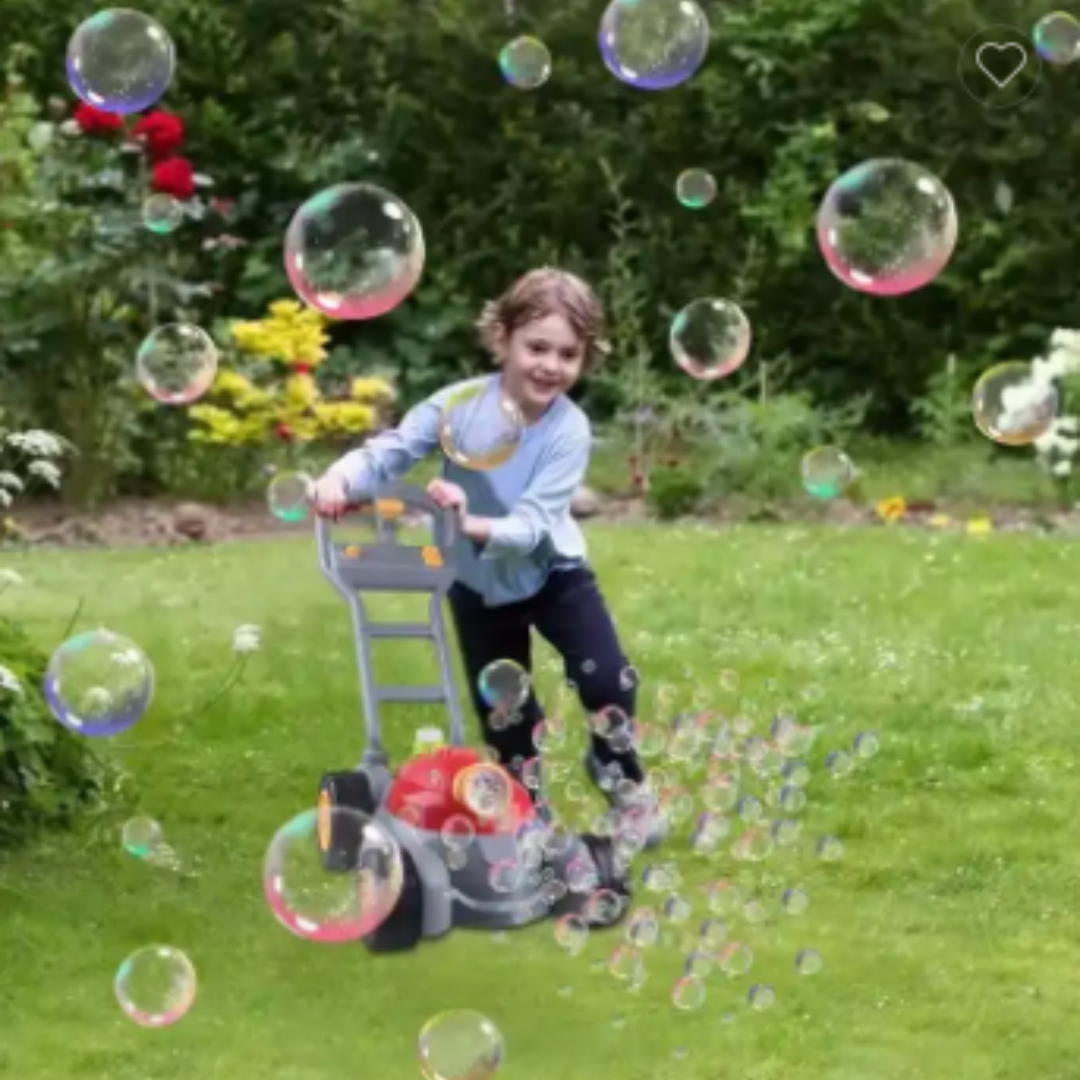 Lawn Mower Bubble Machine For Kids
