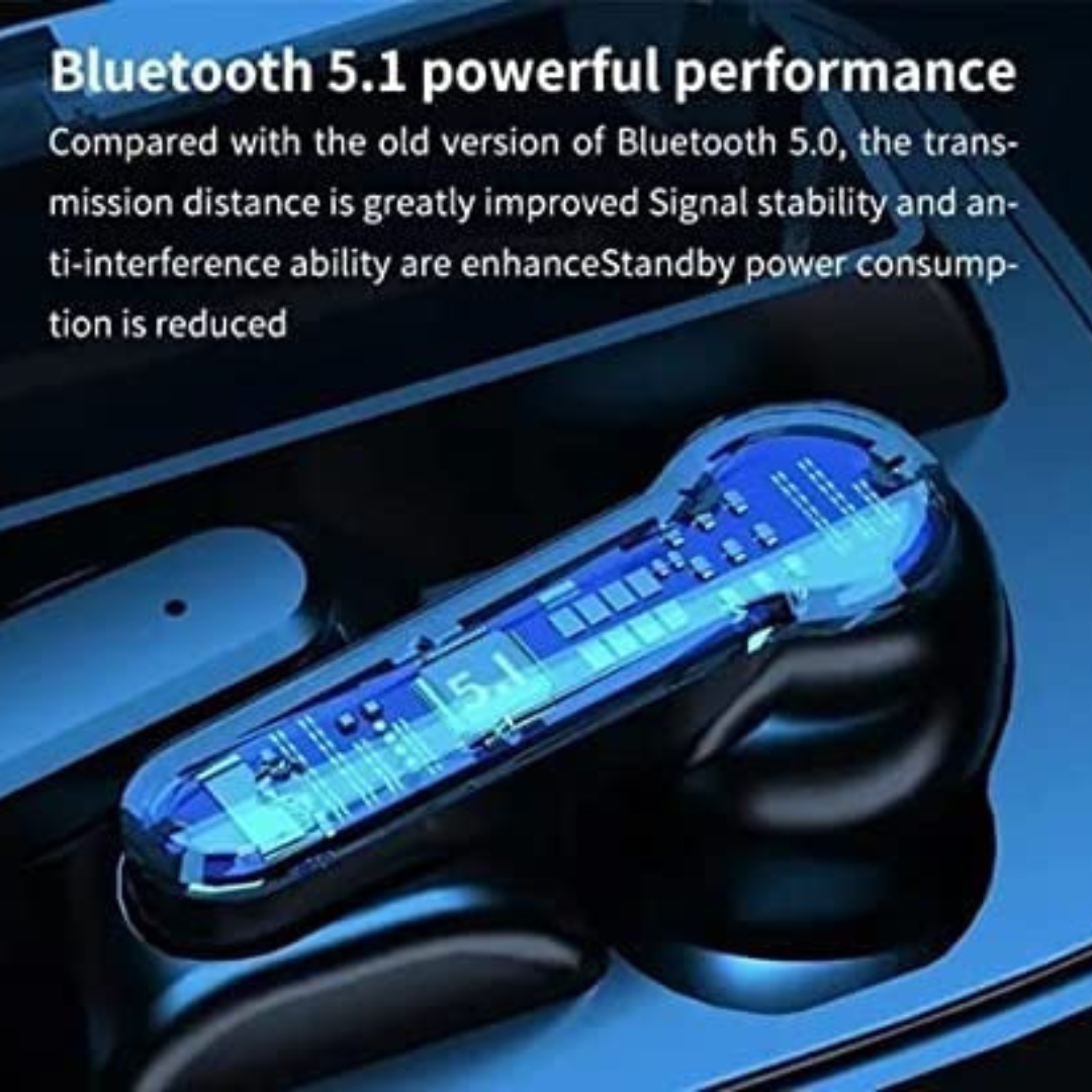 M19 TWS Bluetooth 5.0 Wireless Earbuds Touch Waterproof LED Display