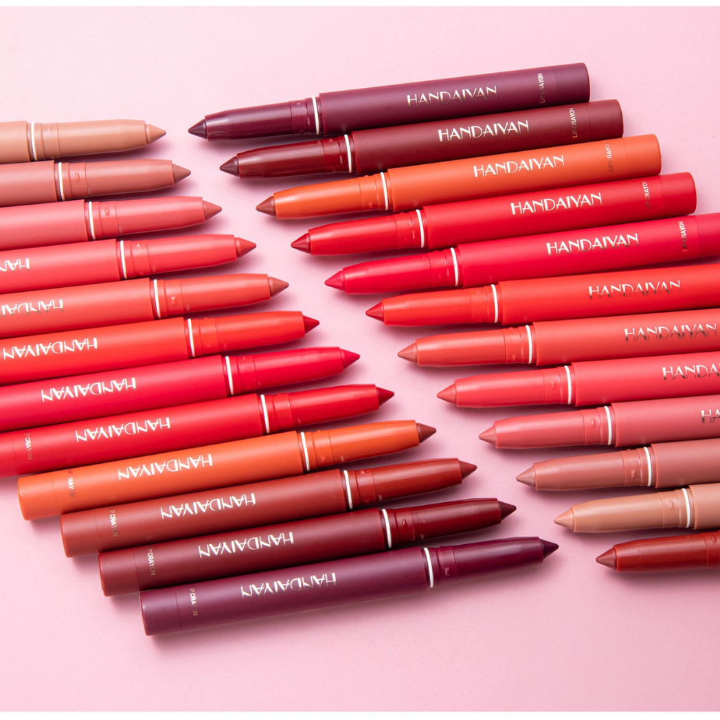 Handaiyan Matte Lip Crayon 12 Colors Pack