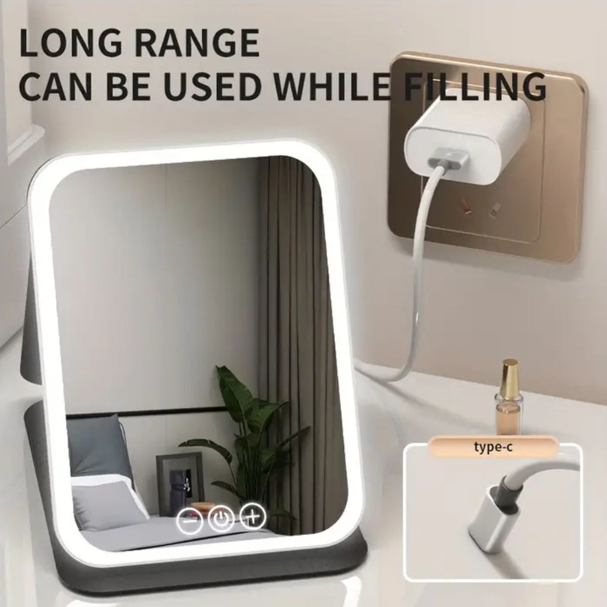 Portable LED Makeup Mirror