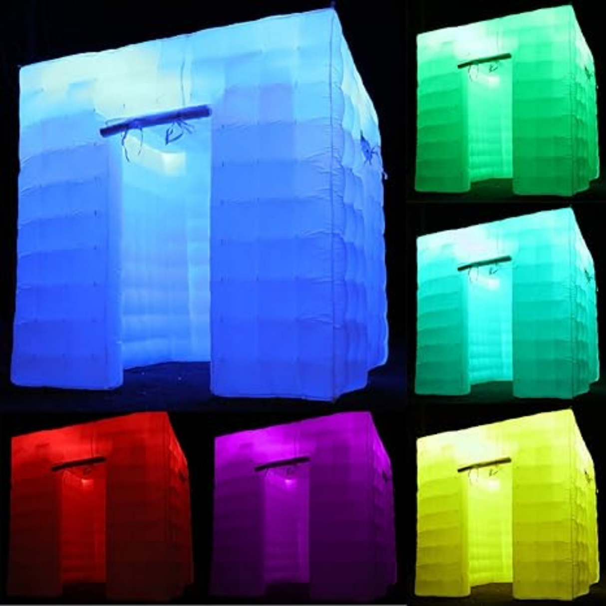 Portable Inflatable LED Photo Booth Tent with Air Blower