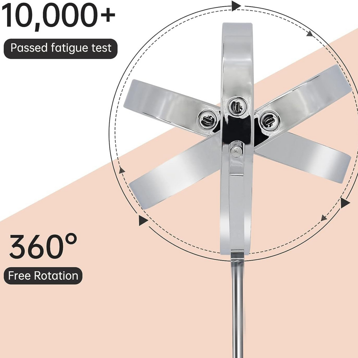 Double Side Rechargeable LED Makeup Mirror