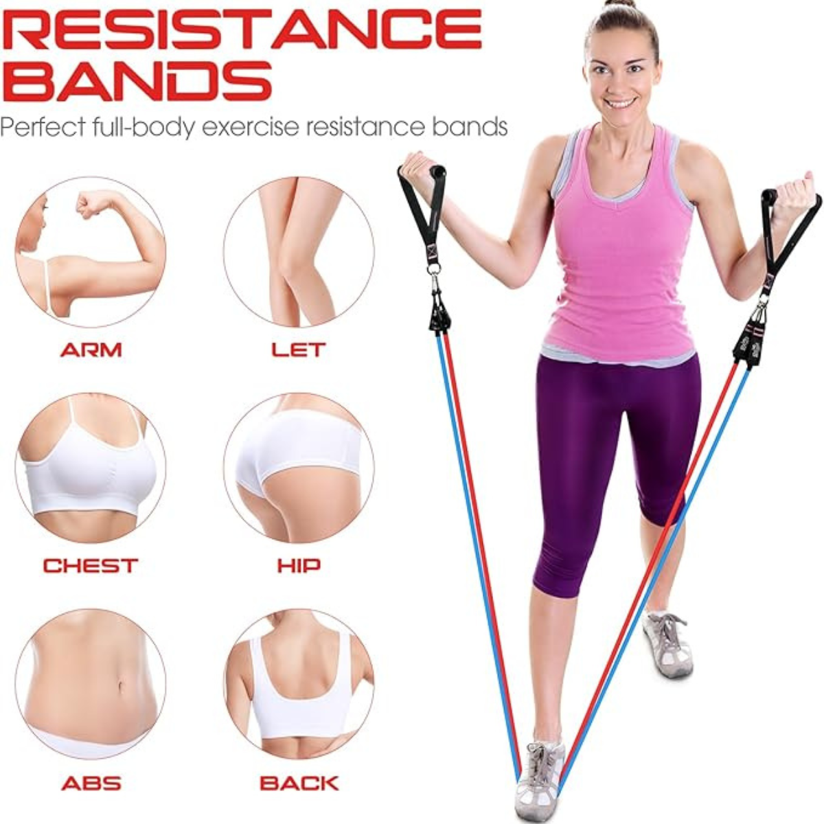 Renranring Resistance Bands Set with Handles