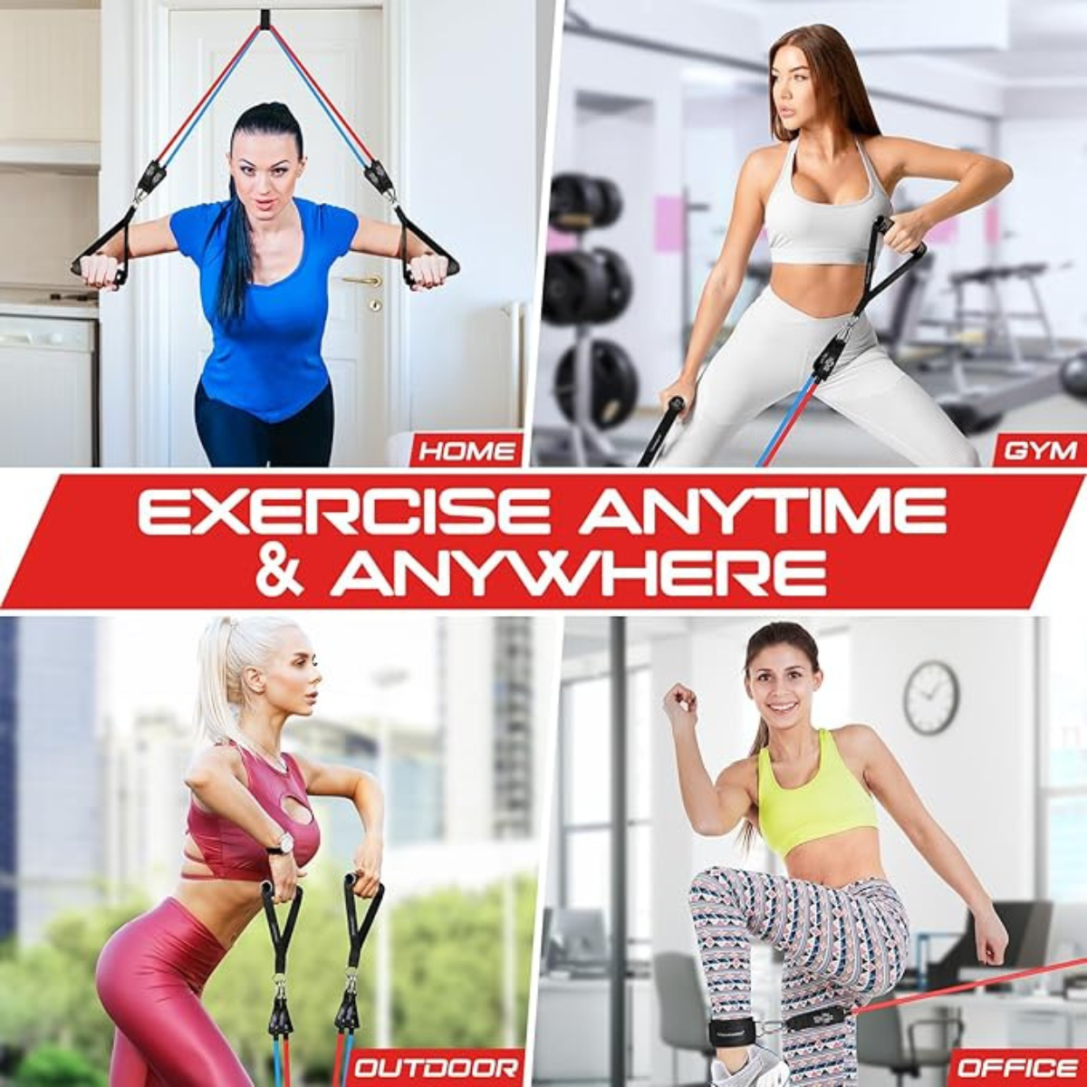 Renranring Resistance Bands Set with Handles