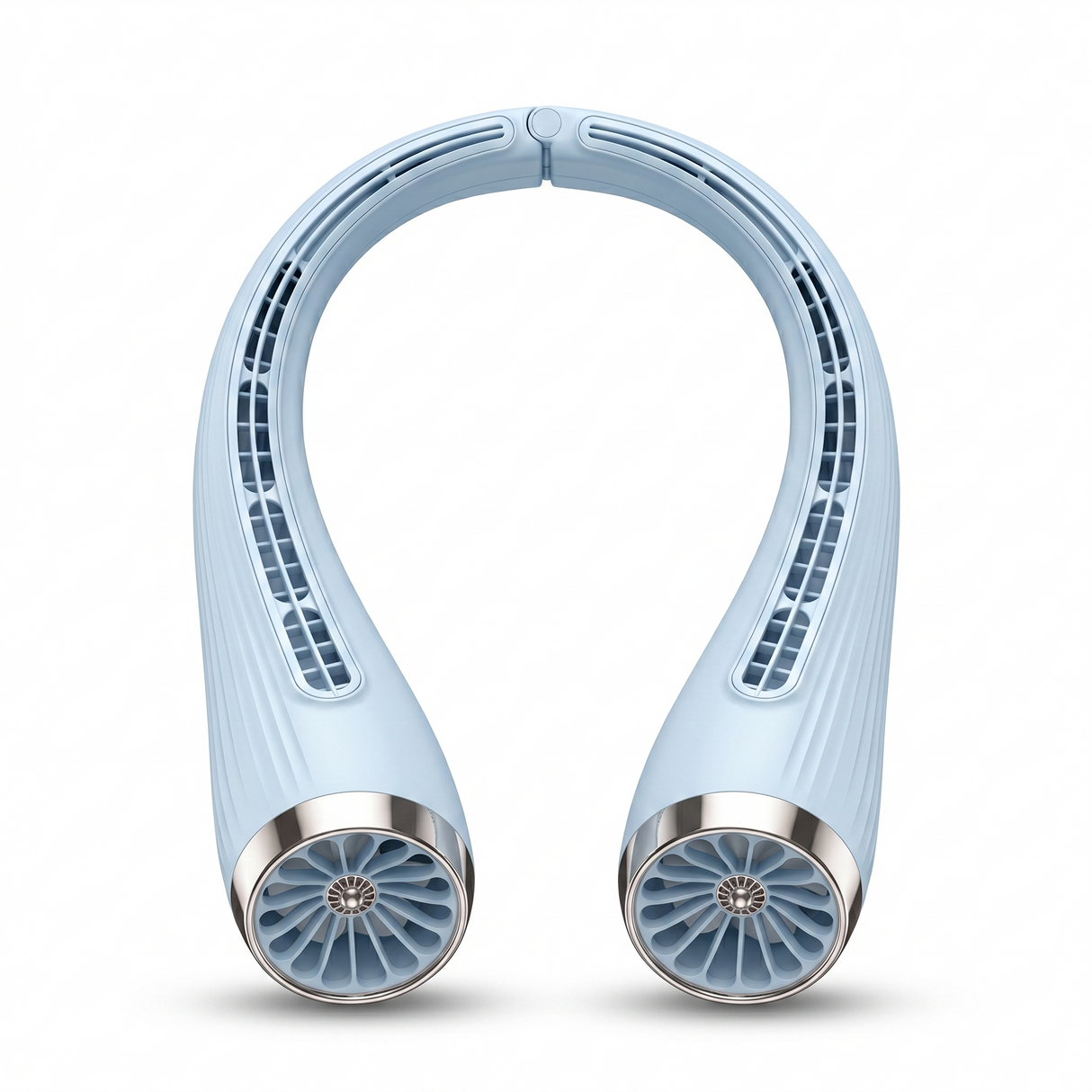 Lightweight S5 Turbo bladeless neck fan worn for hands-free cooling
