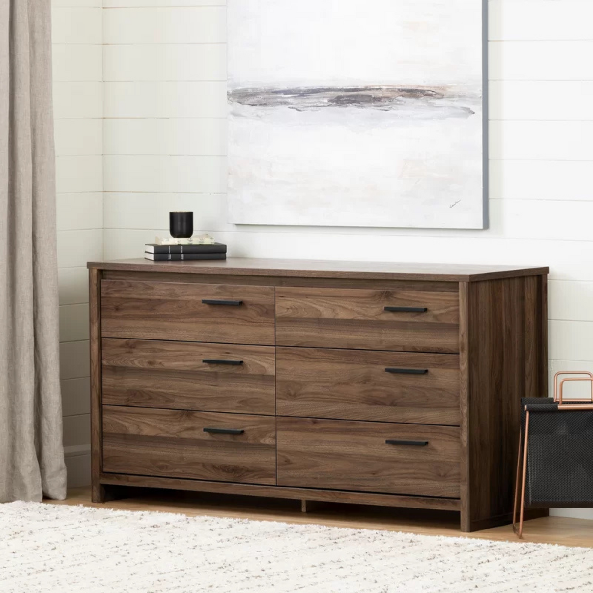 Signature Design by Ashley Calverson Contemporary 6 Drawer Dresser