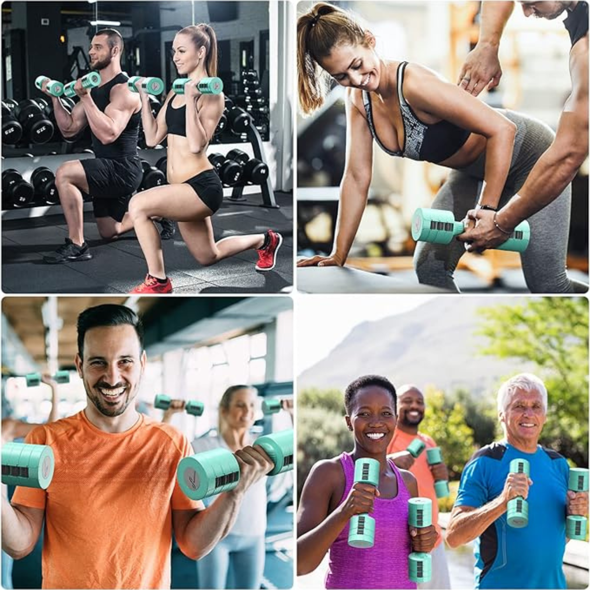 Sportneer Adjustable Dumbbells Hand Weights Set