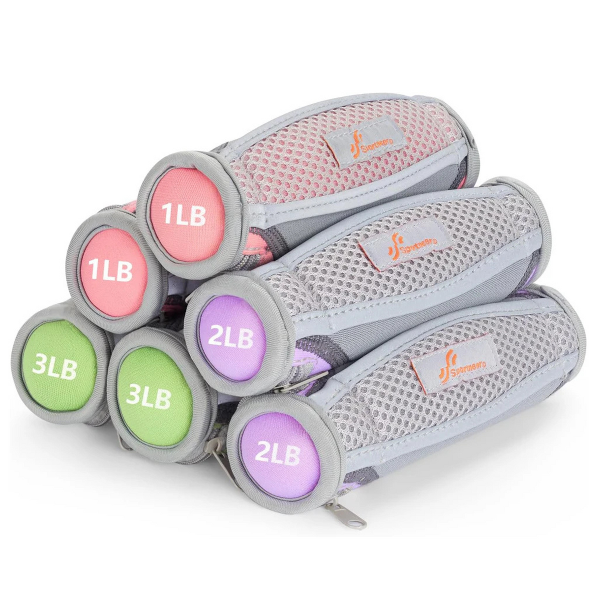 Sportneer Hand Weights Set Removable Walking Weight of 6