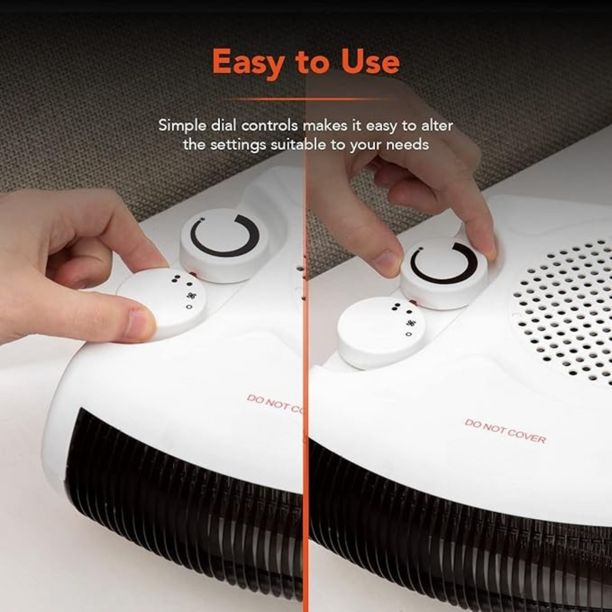 Vovguu Small Space Heater with Thermostat