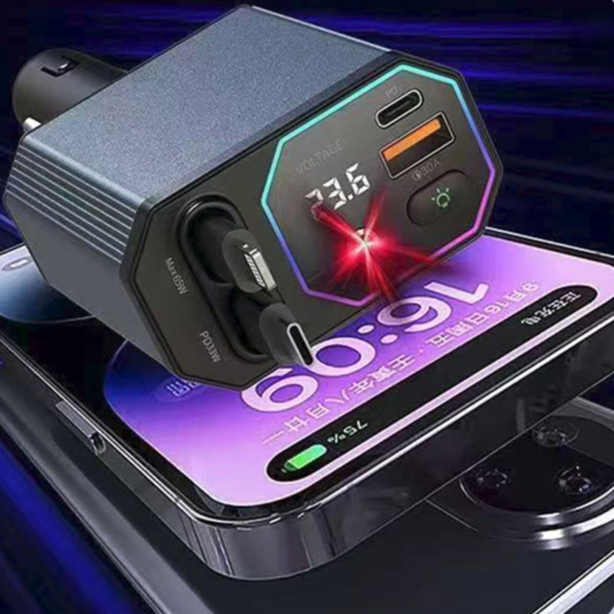 Wesdar PD15W USB C Super Fast Car Phone Charger