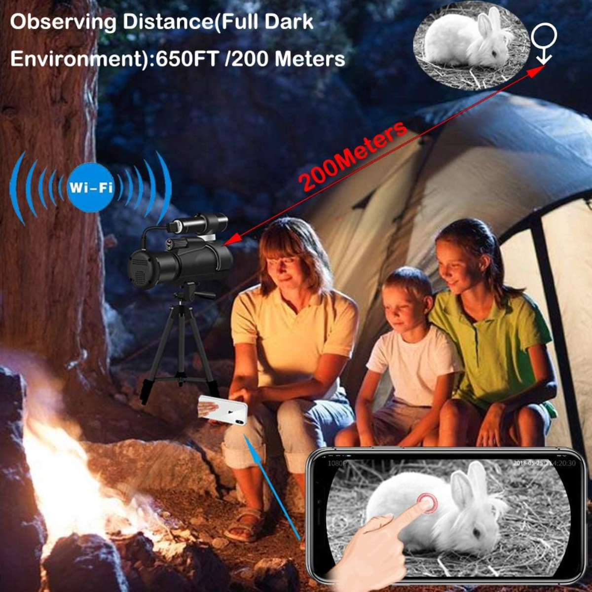 Aliynet Infrared Night Vision Monocular