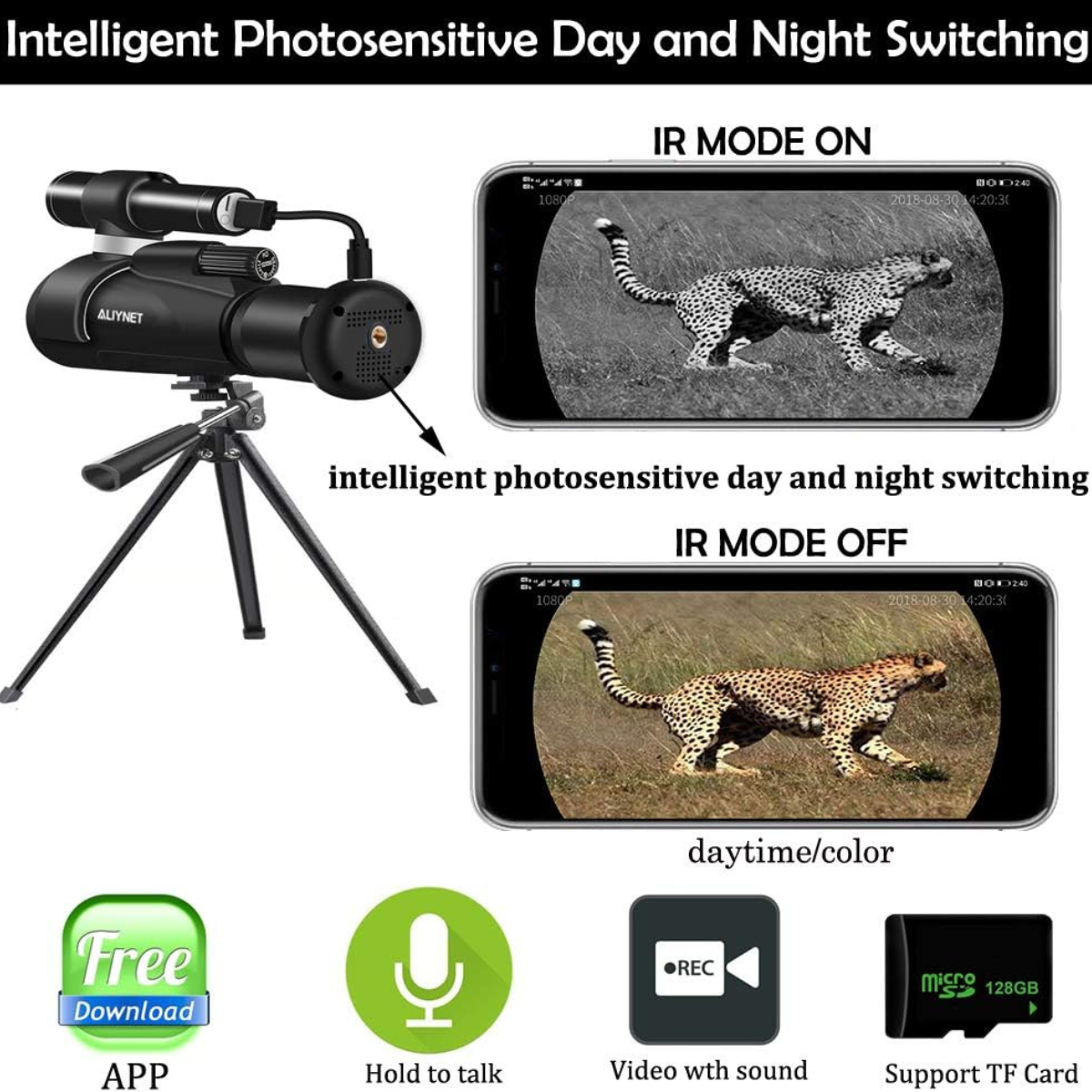 Aliynet Infrared Night Vision Monocular