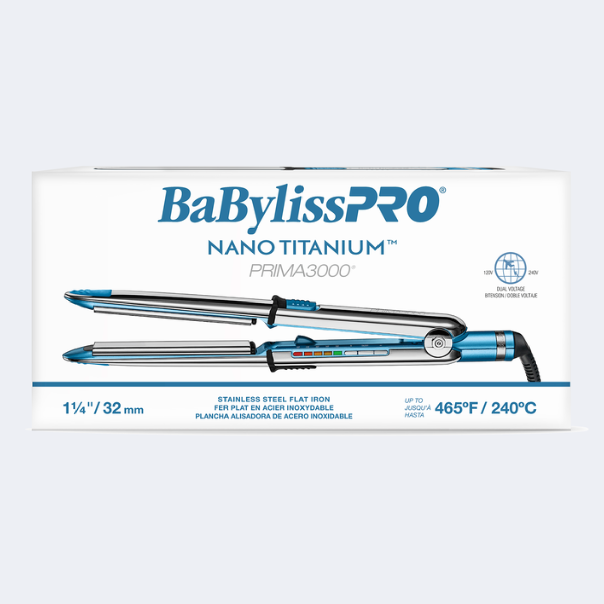 BabylissPRO Nano Titanium Prima 3000 Ionic Styling Iron