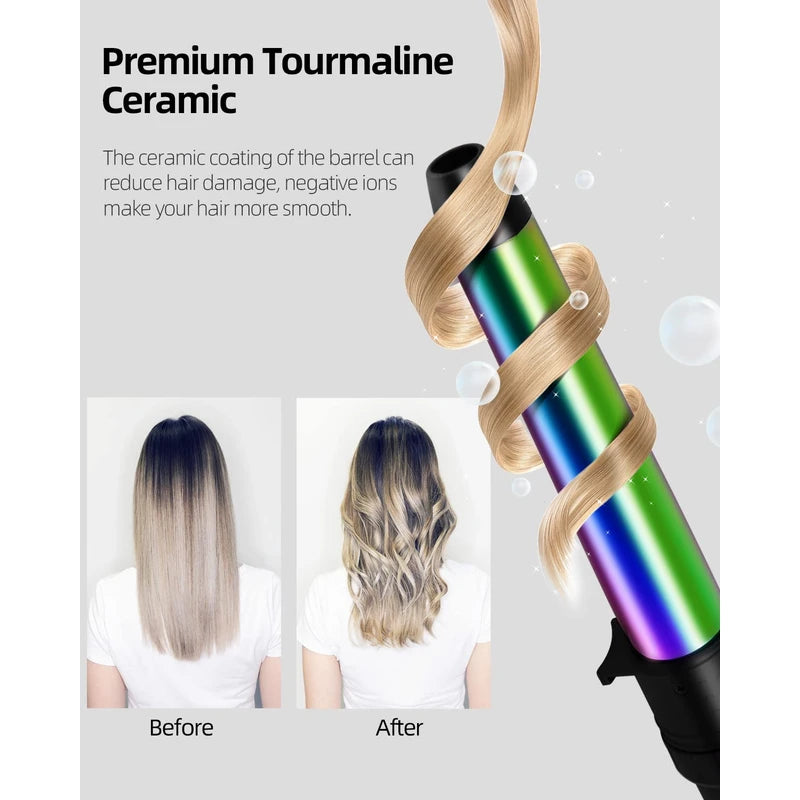 Ohuhu 5 in 1 Curling Iron Wand Set