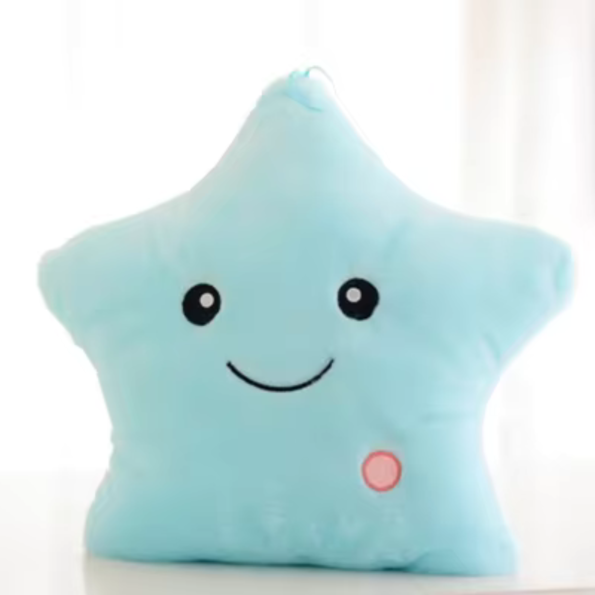 LED Night Light Star Shape Plush Pillow Stuffed Toy