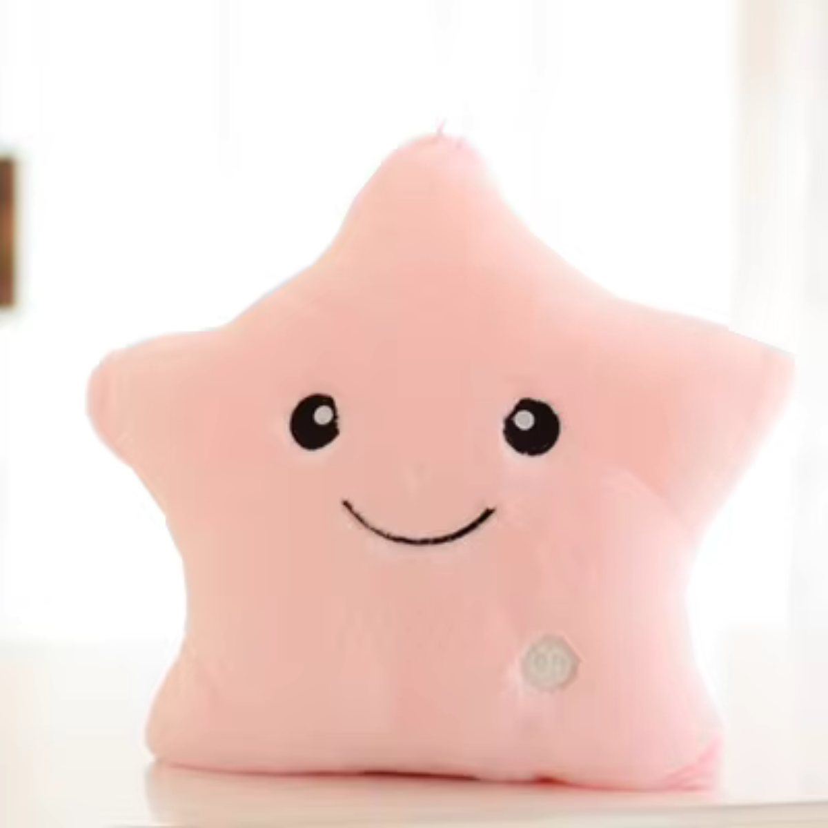 LED Night Light Star Shape Plush Pillow Stuffed Toy