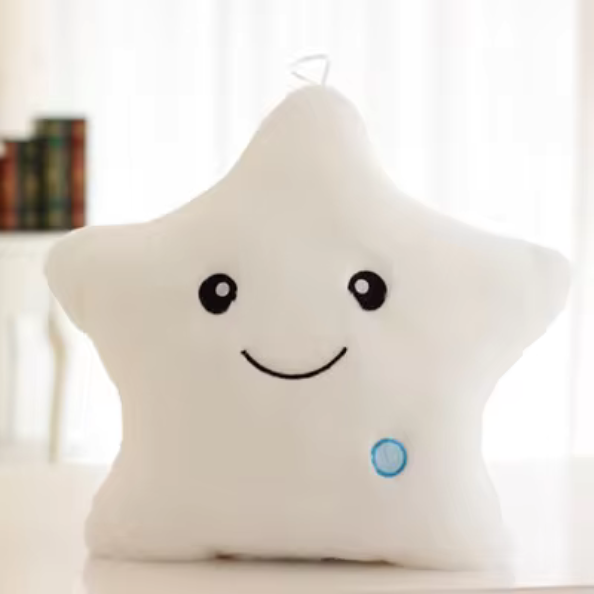 LED Night Light Star Shape Plush Pillow Stuffed Toy