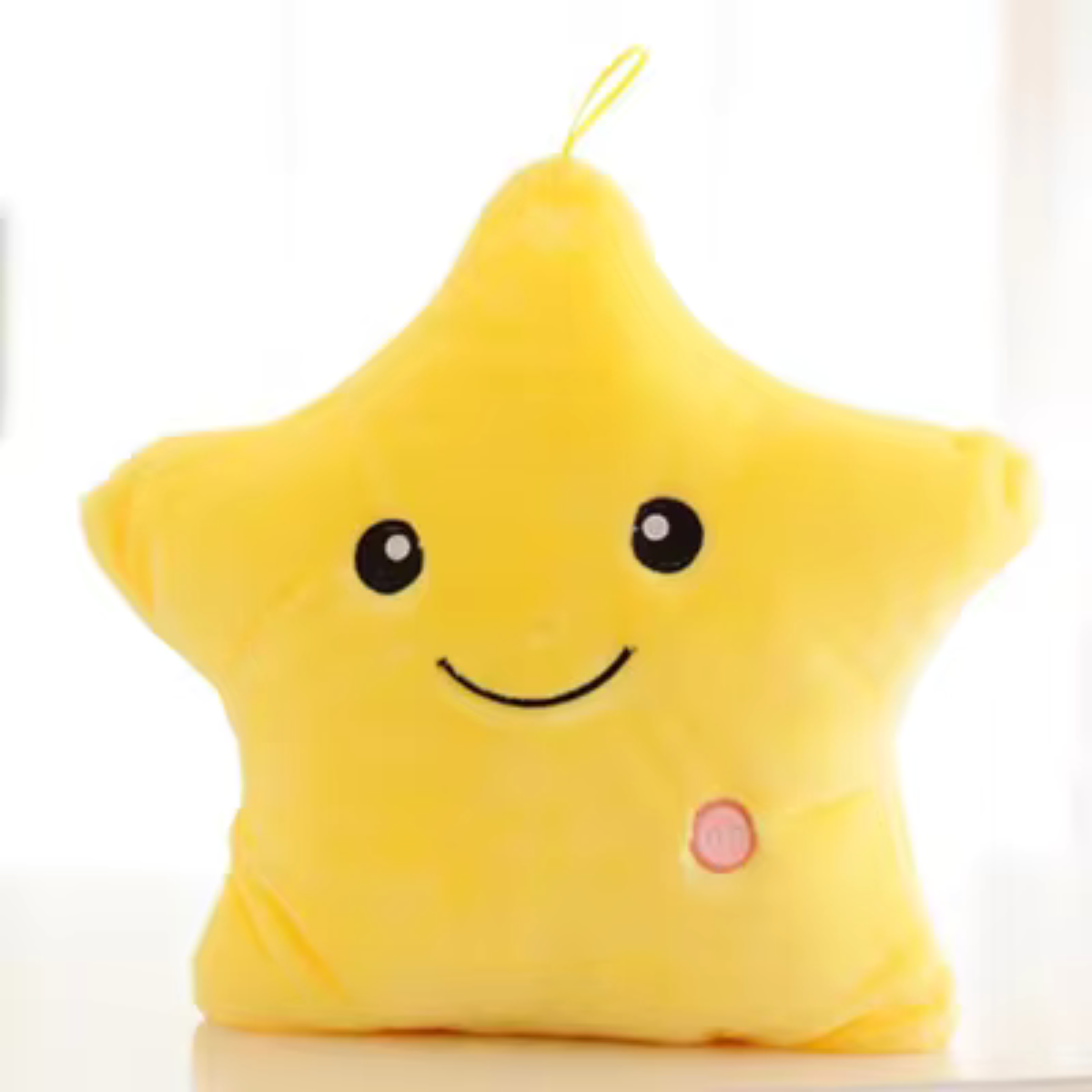 LED Night Light Star Shape Plush Pillow Stuffed Toy