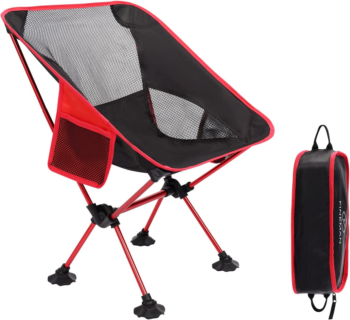 Backpack Camping Chairs for Adults, Folding Portable Camp Gear Outdoor Chairs